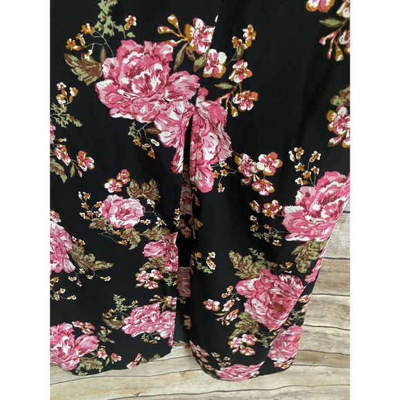 BP Midi Slip Dress Pink Shock Spaced Tea Rose Size Small - Picture 3 of 8